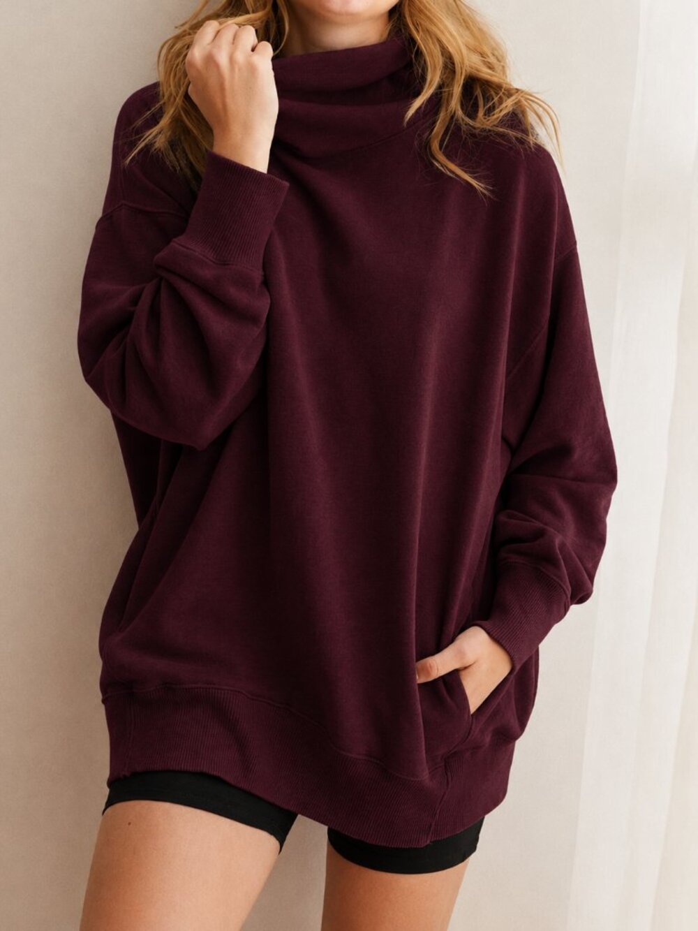 Aerie Oversized Turtleneck Sweater